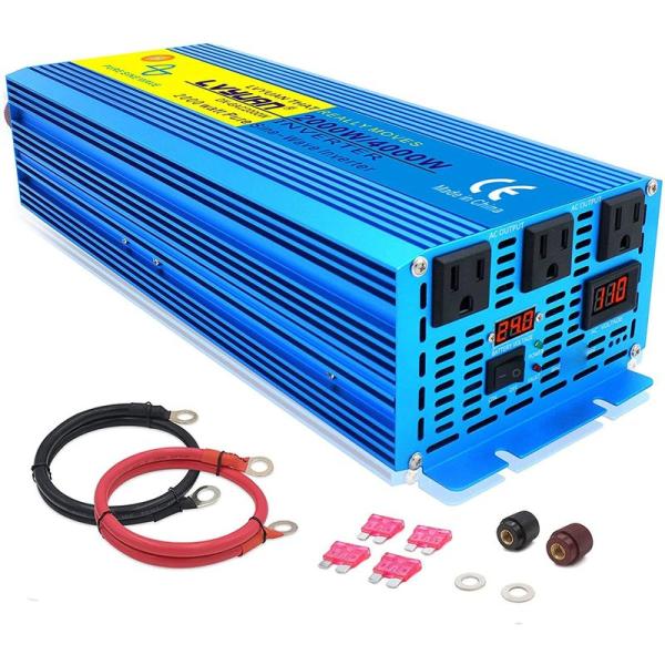 LVYUAN（リョクエン）インバーター 正弦波 24V 2000W 最大4000W DC 24V（直...