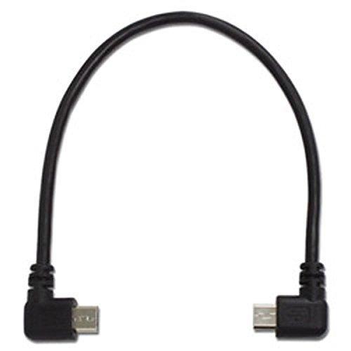 アイネックス USBホストケーブル Micro-B - Micro-B 左右L型 16cm USB-...
