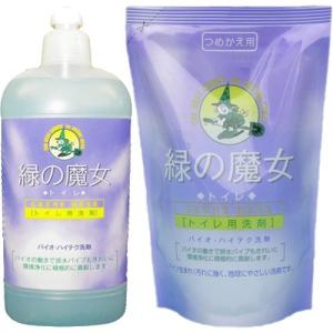 セット販売緑の魔女トイレ用洗剤 本体420ml+詰替360ml｜pepe-shop