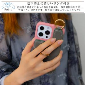 iPhone ケース リング付き 名入れ バイ...の詳細画像5