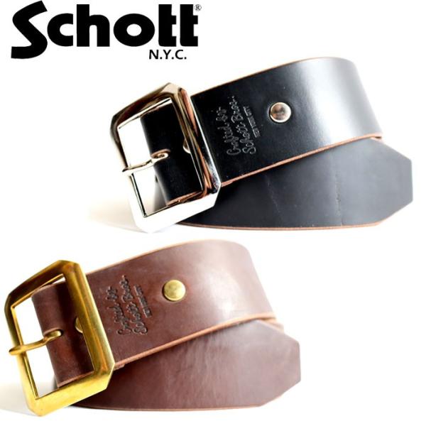 SCHOTT 正規取り扱い店  ショット 3119004 PERFECTO BELT レザーベルト ...