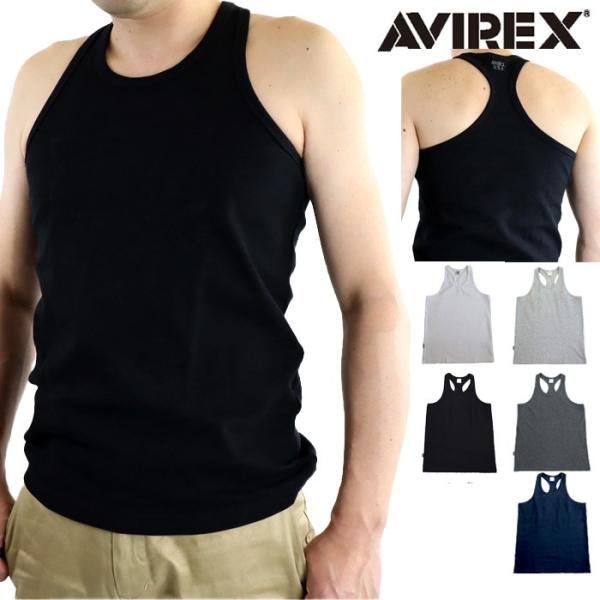 AVIREX 正規取扱店 6143503 RIB TANK TOP DAILY デイリー リブ ミリ...