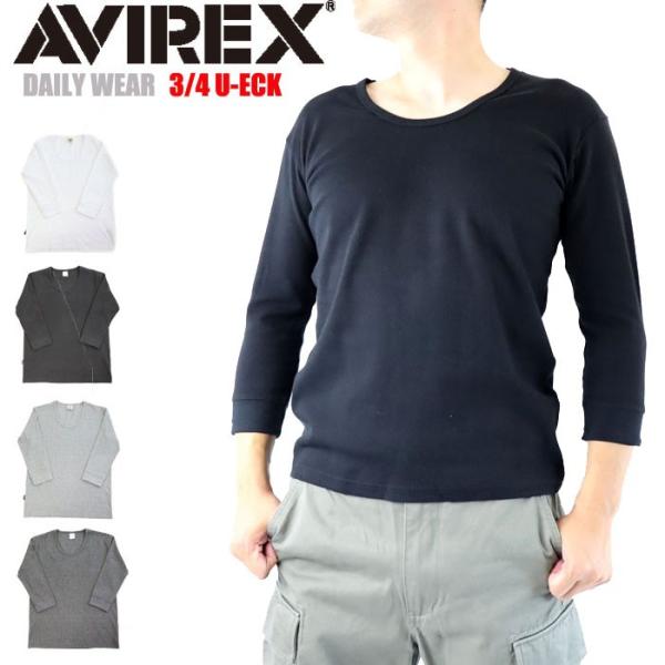 AVIREX 正規取扱店 6143509 7分 DAILY アビレックス デイリー ミリタリー Tシ...