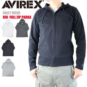 EDWIN（エドウィン） アビレックス/AVIREX リブ素材 長袖 フルジップ
