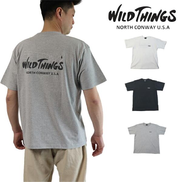 ワイルドシングス 半袖Tシャツ メンズ WT25070K WILD THINGS  バースプレイスT...