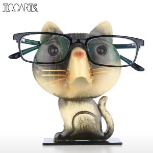 メガネスタンド 動物 猫 犬 眼鏡ホルダー ディスプレイ 置物｜pepper