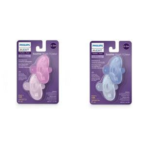 国内迅速！フィリップス おしゃぶり ハート型 0〜3ヶ月用、3ヶ月〜用、2個パック