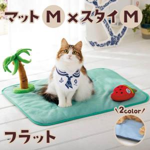 クールマット 夏満喫！サマーバケーションセット・フラット マットＭ×スタイＭ　犬 猫 おもちゃ セット お得 夏 かわいい ペット ペピイ PEPPY｜peppynet