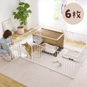 【訳あり品】ペットサークル 8枚セット　木目パネル 高さ 74cm ペットゲージ 訳あり品】ペットサークル 8枚セット 木目パネル 高さ 74cm