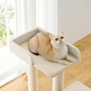 シニア猫にやさしいローステップタワー 本体 高...の詳細画像2