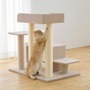 シニア猫にやさしいローステップタワー 本体 高...の詳細画像5