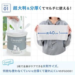 犬 猫 ウェットティッシュ 万能ウェットタオル...の詳細画像2