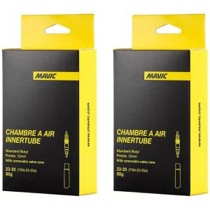 MAVIC ロード インナー チューブ 700×23/25c リムーバブルバルブ 2本セット