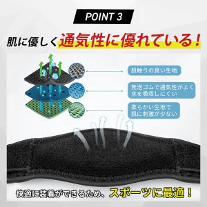 肘サポーター テニス肘 ゴルフ 父の日 夏用 ...の詳細画像4