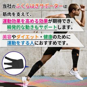 ふくらはぎ サポーター 着圧 薄手 父の日 ス...の詳細画像3