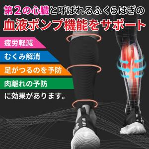 ふくらはぎ サポーター 着圧 薄手 父の日 ス...の詳細画像4