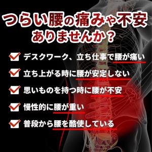 腰痛ベルト 腰サポーター 細い 父の日 大きい...の詳細画像4