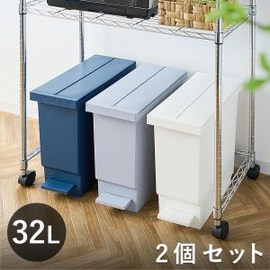 DULTON（ダルトン） ゴミ箱 分別 ダストボックス 30L ×2 ペダル式