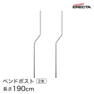 ※廃番※ホームエレクター レディメイド ベンドポスト SUS430ステンレス 2本入り 高さ190cm HBP74S パーツ