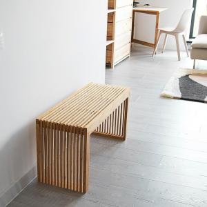 ベンチ ダイニングベンチ 天然竹木ベンチ イス...の詳細画像5