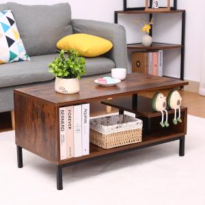 ローテーブル センターテーブル テレビ台 ローボード 収納棚付き リビングテーブル コーヒーテーブル 小さめ ウォールナット 幅80cm 2段 おしゃれ 机 北欧