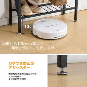 2段棚 バッグ 収納 カバン掛け ハンガーラッ...の詳細画像4