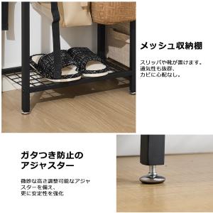 3段棚 バッグ 収納 カバン掛け ハンガーラッ...の詳細画像4