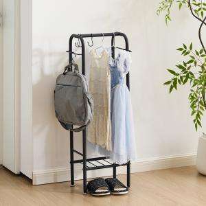 カバン掛け かばん バッグ 収納 ラック 棚付き ひねりフック付き 幅35 奥行20 高さ90cm カバンラック 鞄ラック ハンガーラック スタンド 鞄置き 置き場 鞄収納