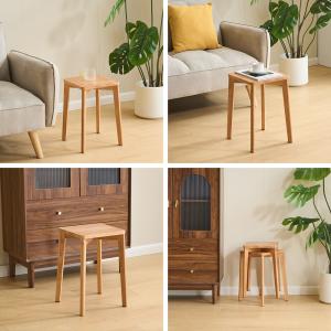 スツール 木製 四角 椅子 スタッキング ダイ...の詳細画像4