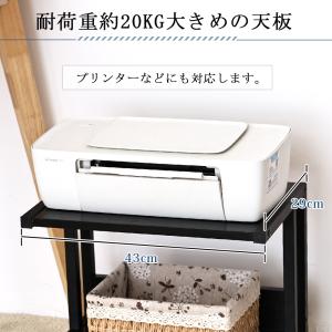 プリンター台 プリンターラック キャスターとア...の詳細画像2