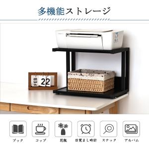 プリンター台 プリンターラック キャスターとア...の詳細画像5