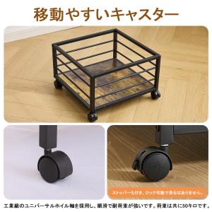 小型冷蔵庫ラック テーブル 引き出し付き サイ...の詳細画像5