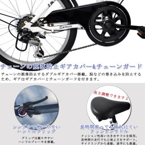 折りたたみ自転車 20インチ シマノ6段変速ギ...の詳細画像5