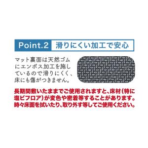 バスマット 足ふきマット 珪藻土 幅60cm×...の詳細画像3