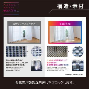 涼しげカラーでおしゃれに徹底遮熱 ミラーレース...の詳細画像5