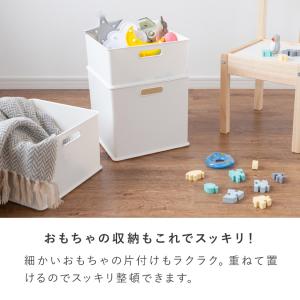 プラスチック収納ボックス正方形(浅型) 幅25...の詳細画像4