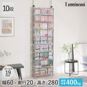 キタジマ スチールラック 幅80 奥行20 高さ160〜270 8段 スチール棚