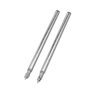メタルラック 延長ポール 2本セット 長さ30cm ポール直径19mm パーツ ラック 収納 カスタマイズ