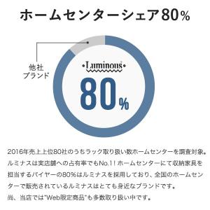 ルミナス スチールラック 幅60 奥行46 高...の詳細画像5