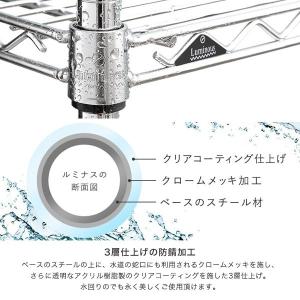 ルミナス スチールラック 追加パーツ ポール径...の詳細画像3