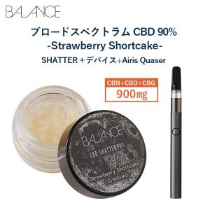 BALANCE CBDシャッタースタートキット 公式  CBD90% Strawberry Shor...