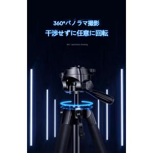 三脚 ビデオカメラ スマホ三脚 アルミ製 カメ...の詳細画像5