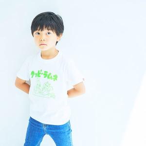 クッピーラムネ ネオンカラー Ｔシャツ キッズ グリーン 120 サマー(PWD)