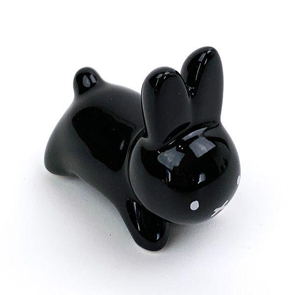 ミッフィー 箸置き ブルーナうさぎL ブラック