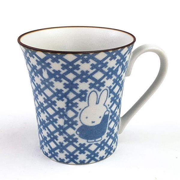 ミッフィー マグ 井桁模様 和小紋シリーズ 美濃焼コーヒーカップ マグカップ miffy 食器