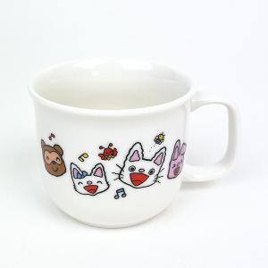 金正陶器 キッズ食器 こども カレー皿 ノンタン 18×13×4cm : 雑貨