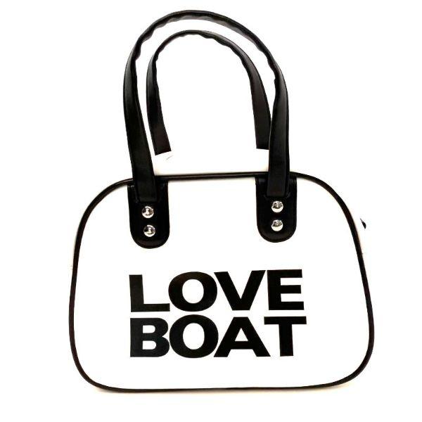 ラブボート LOVEBOAT ミニボストン ショルダーバッグ WH 鞄 ホワイト