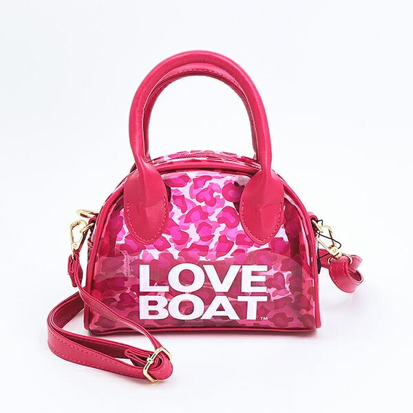 LOVEBOAT(ラブボート) クリアショルダーバッグ ピンク レオパード