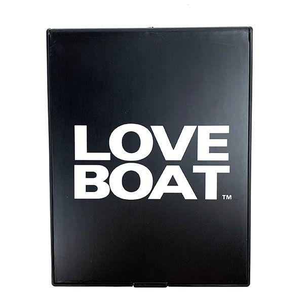 LOVE BOAT ロゴミラー BLACK×WHITE ラブボート ラブボ 鏡 メイク