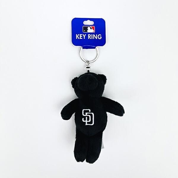 MLB(メジャーリーグ) パドレス ベアキーホルダー(小) ブラック
